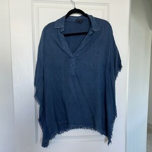 Women's Blue Denim Top